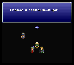Choose a scenario...Kupo!